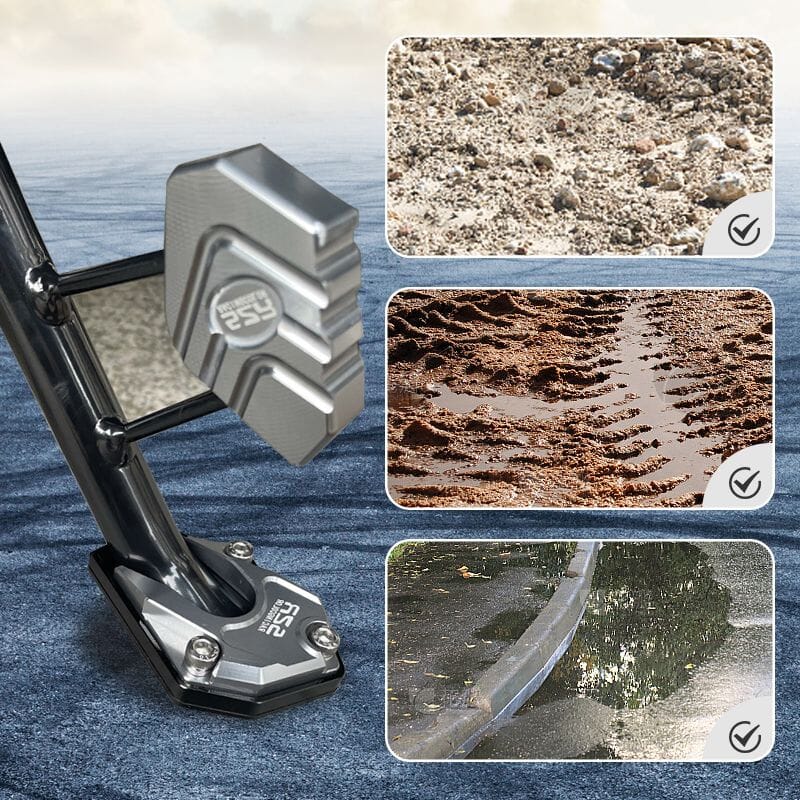 🌟 50% OFF🔥Pied de béquille moto Extension de béquille latéral