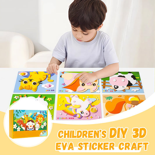 Bricolage pour enfants : autocollants 3D en EVA