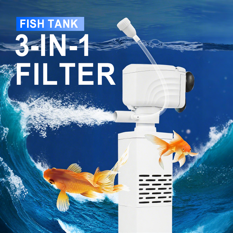 🌊✨Filtre 3 en 1 pour aquarium – filtration, oxygénation et pompage de l'eau🐠