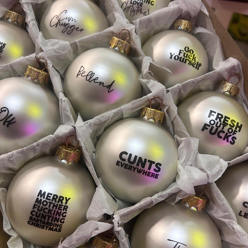 Ensemble de 12 ornements amusants pour le sapin de Noël