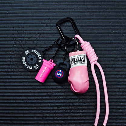 Porte-clés Mignon avec Mini Accessoire de Salle de Sport