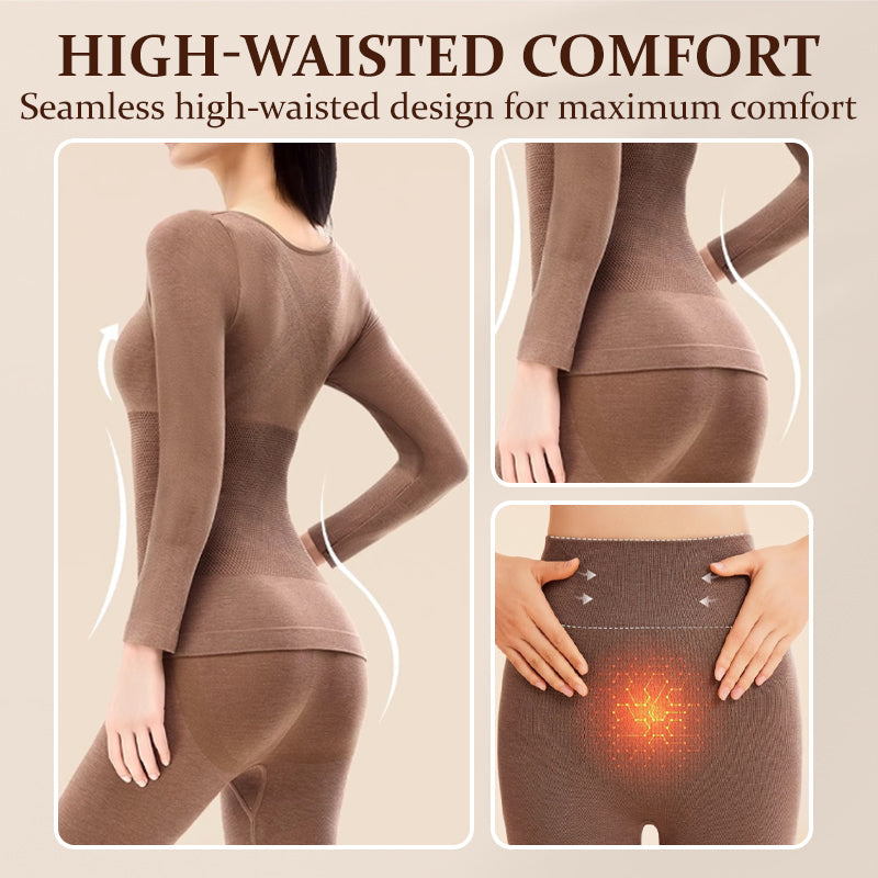 🔥Achetez 2 articles et profitez de la livraison gratuite🔥 Ensemble de sous-vêtements thermiques pour femmes