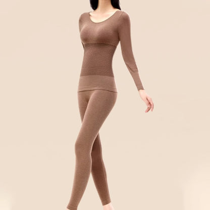 🔥Achetez 2 articles et profitez de la livraison gratuite🔥 Ensemble de sous-vêtements thermiques pour femmes