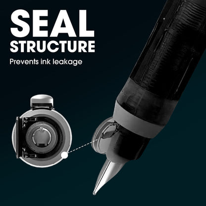 Stylo Plume Rétractable à Séchage Rapide