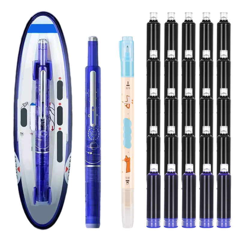 Stylo Plume Rétractable à Séchage Rapide
