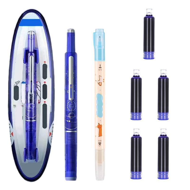 Stylo Plume Rétractable à Séchage Rapide