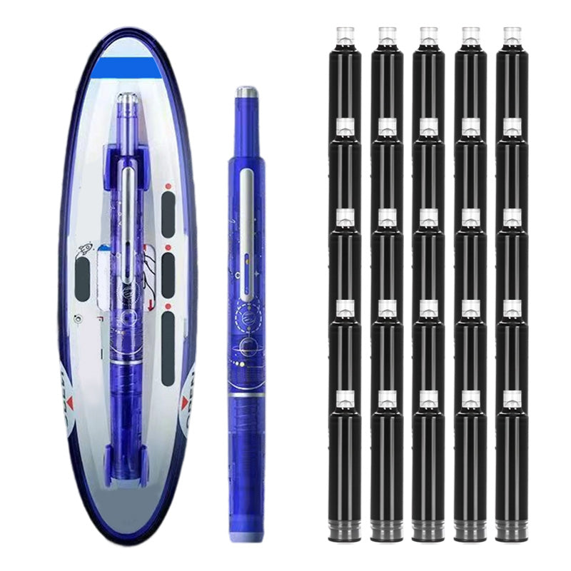 Stylo Plume Rétractable à Séchage Rapide