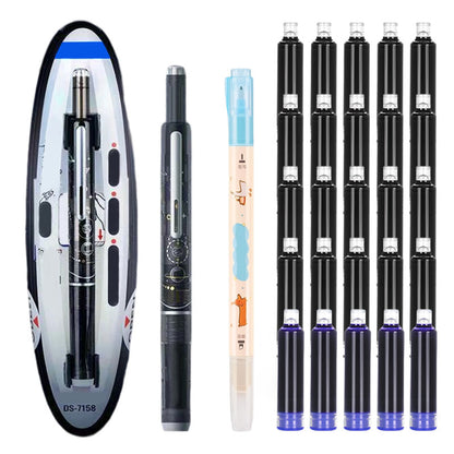 Stylo Plume Rétractable à Séchage Rapide