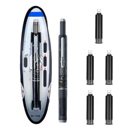 Stylo Plume Rétractable à Séchage Rapide