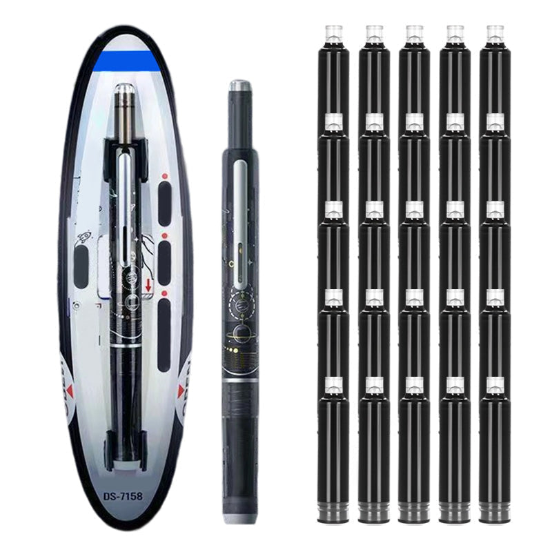 Stylo Plume Rétractable à Séchage Rapide