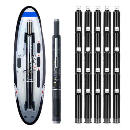 Stylo Plume Rétractable à Séchage Rapide