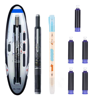 Stylo Plume Rétractable à Séchage Rapide