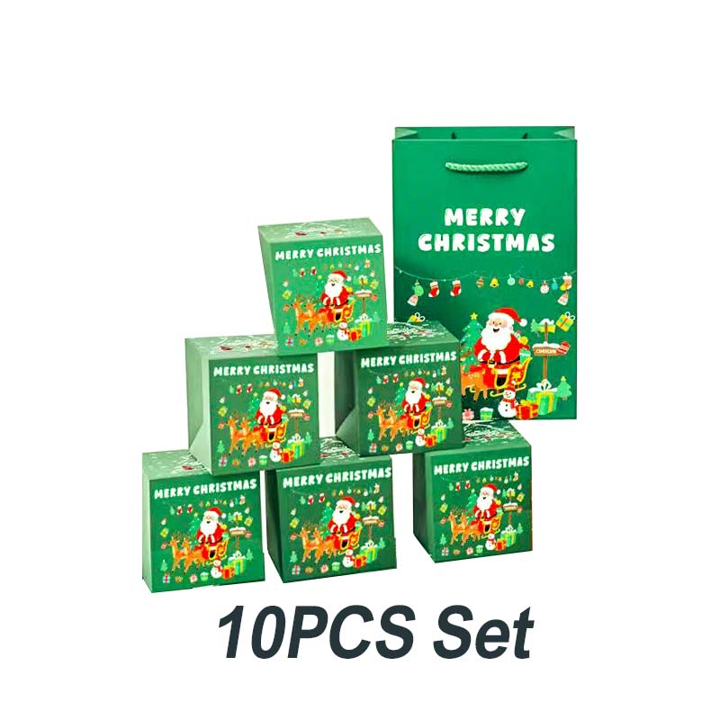 🎅Boîte cadeau de Noël pliable et rebondissante unique🎄