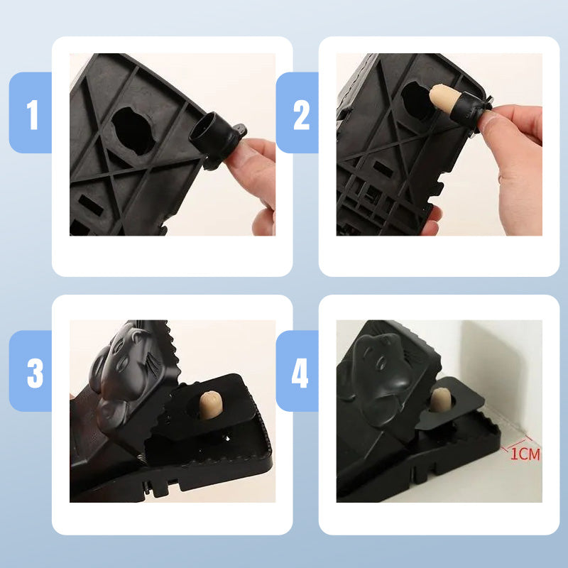 Piège à Rats Réutilisable avec Déclencheur Haute Sensibilité