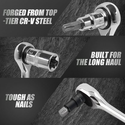 🔧Jeu de Douilles en Acier CR-V