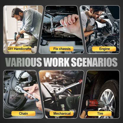 🔧Jeu de Douilles en Acier CR-V