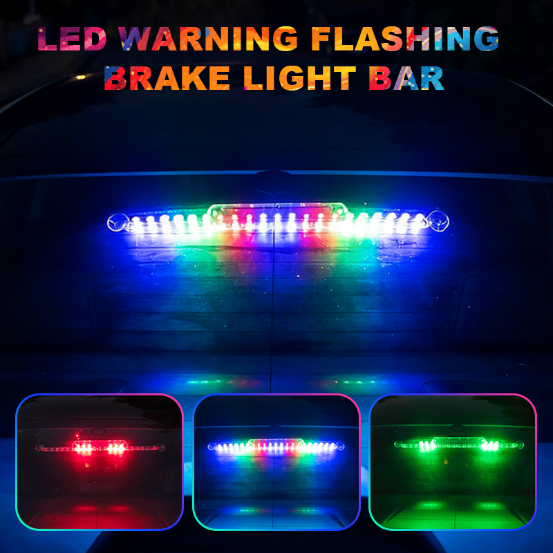 🔥Achetez 3, obtenez 1 gratuit🔥Barre lumineuse LED clignotante d'avertissement pour frein🚗🌟
