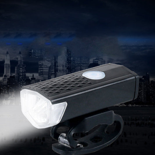 Phare avant rechargeable étanche pour vélo avec clip