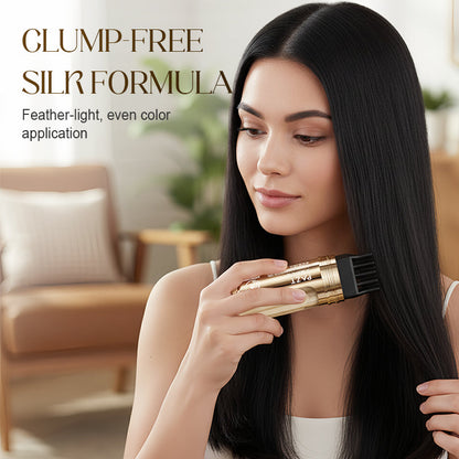 Peigne de teinture capillaire pratique 2 en 1 pour cheveux gris