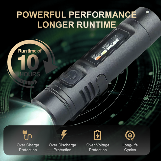 🔥Stock limité disponible 50 % DE RÉDUCTION🔥💥Mini lampe torche multifonctionnelle en alliage d'aluminium