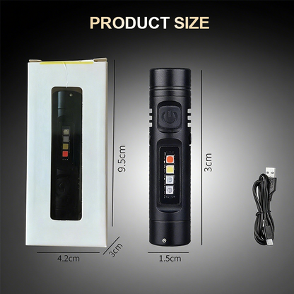 🔥Stock limité disponible 50 % DE RÉDUCTION🔥💥Mini lampe torche multifonctionnelle en alliage d'aluminium