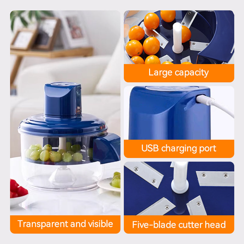 ⏳Spécial à durée limitée⏰Éplucheur électrique transparent pour fruits et légumes🍇🧄