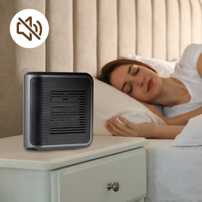 🔥Offre à durée limitée-Chauffage d'appoint 800W à prise murale avec thermostat réglable et minuteri