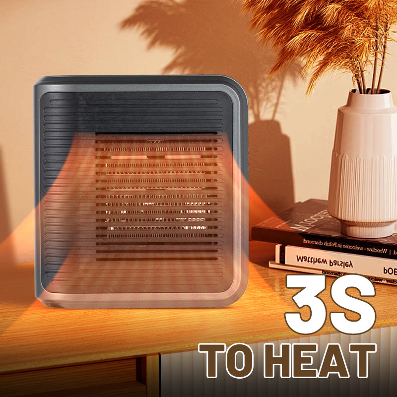 🔥Offre à durée limitée-Chauffage d'appoint 800W à prise murale avec thermostat réglable et minuteri