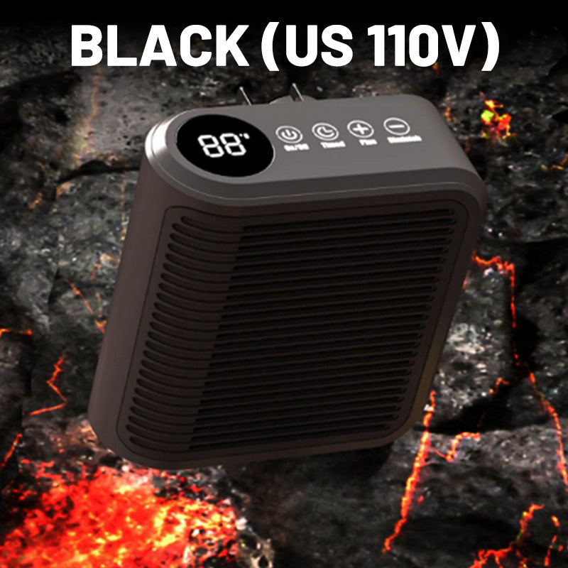 🔥Offre à durée limitée-Chauffage d'appoint 800W à prise murale avec thermostat réglable et minuteri