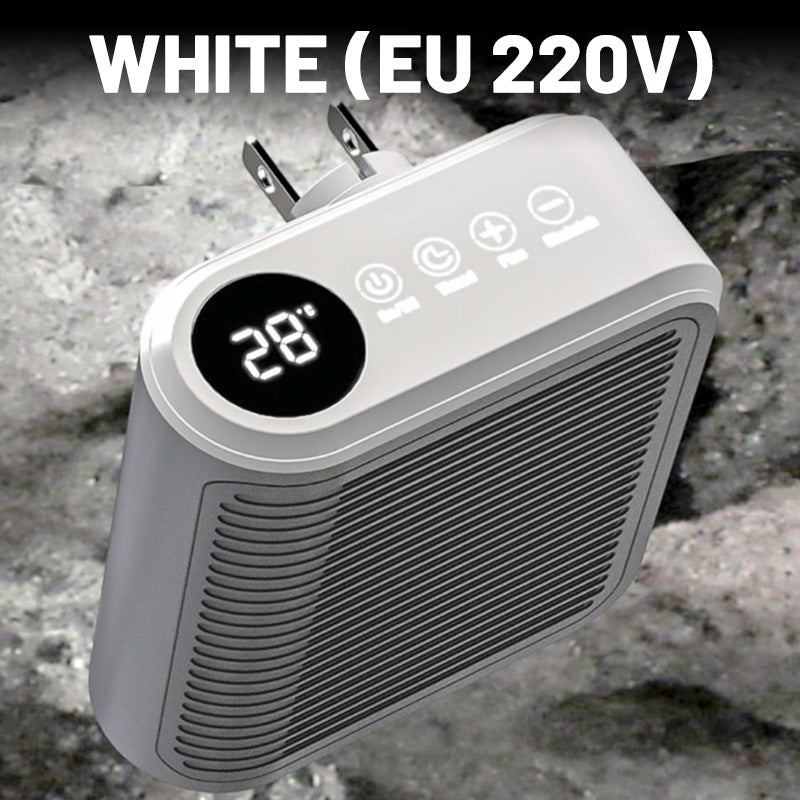 🔥Offre à durée limitée-Chauffage d'appoint 800W à prise murale avec thermostat réglable et minuteri