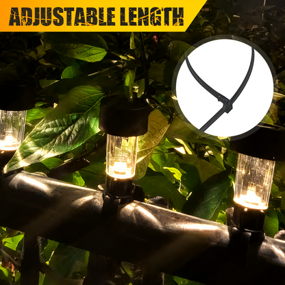 🔆 Guirlande Solaire Imperméable pour Noël en Extérieur 🌟🎄 Idéale pour la décoration de Noël au jardin !