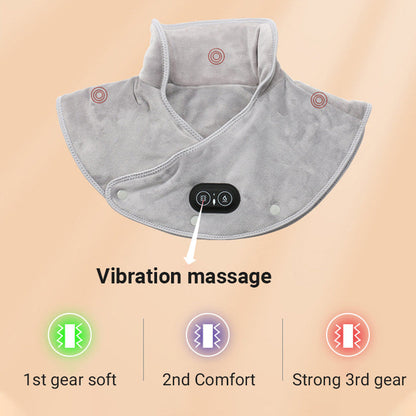 💆‍♀️ 50% DE RÉDUCTION ! ✨ Coussin Chauffant pour Cou et Épaules - Massage Vibrant et Chaleur Apaisante, Léger et Portable pour Maison/Bureau 🏠📦