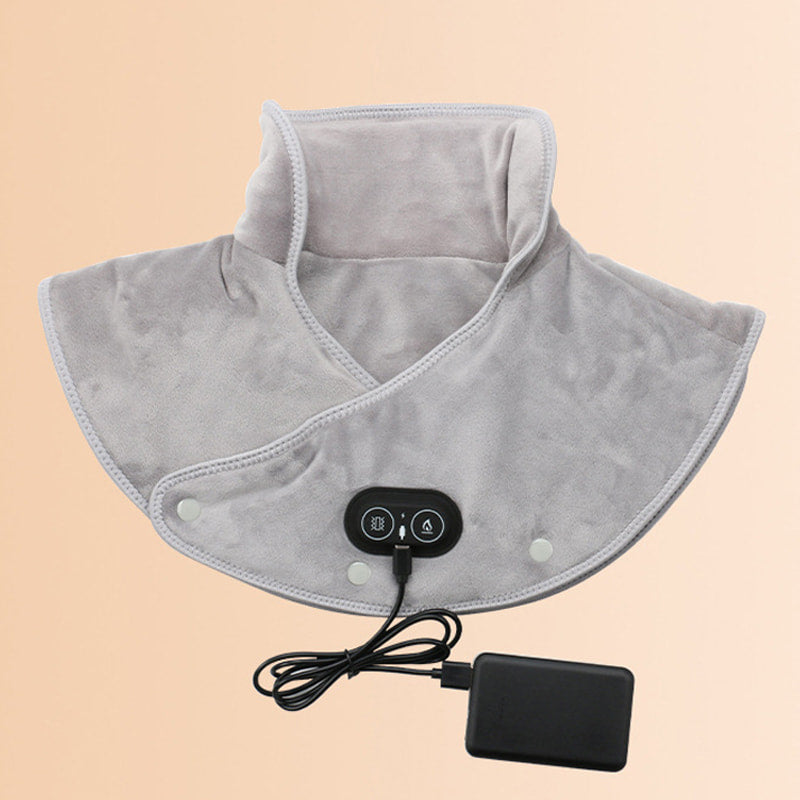 💆‍♀️ 50% DE RÉDUCTION ! ✨ Coussin Chauffant pour Cou et Épaules - Massage Vibrant et Chaleur Apaisante, Léger et Portable pour Maison/Bureau 🏠📦