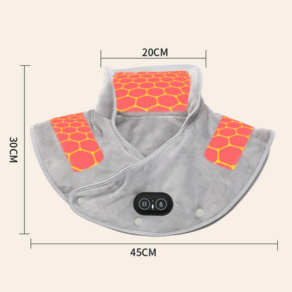💆‍♀️ 50% DE RÉDUCTION ! ✨ Coussin Chauffant pour Cou et Épaules - Massage Vibrant et Chaleur Apaisante, Léger et Portable pour Maison/Bureau 🏠📦