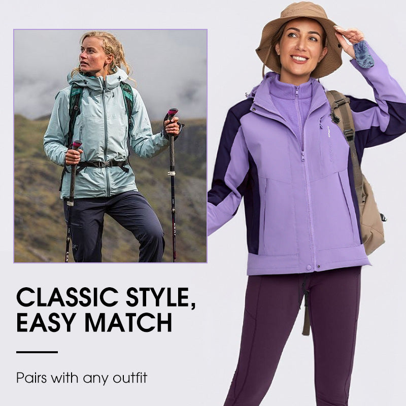 Veste Extérieure 3-en-1 Imperméable