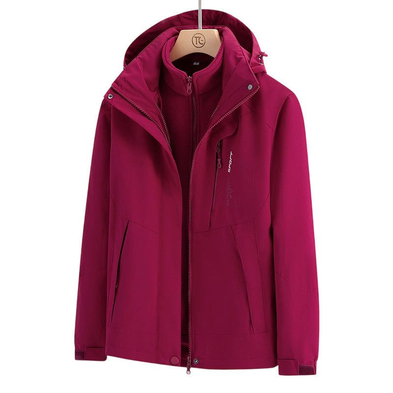 Veste Extérieure 3-en-1 Imperméable