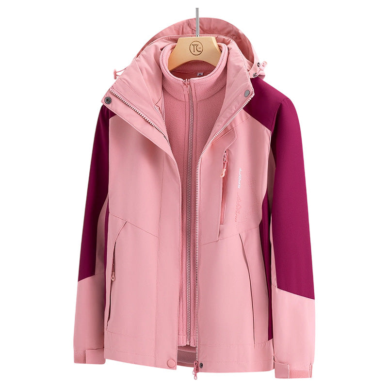 Veste Extérieure 3-en-1 Imperméable
