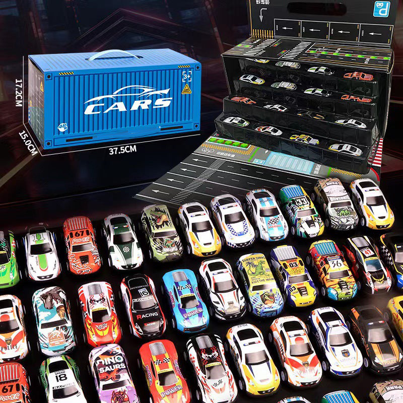 🎅Offre spéciale Noël 50 % DE RÉDUCTION🎁24/48 mini-wagons à moteur avec garage intégré