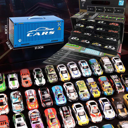 🎅Offre spéciale Noël 50 % DE RÉDUCTION🎁24/48 mini-wagons à moteur avec garage intégré