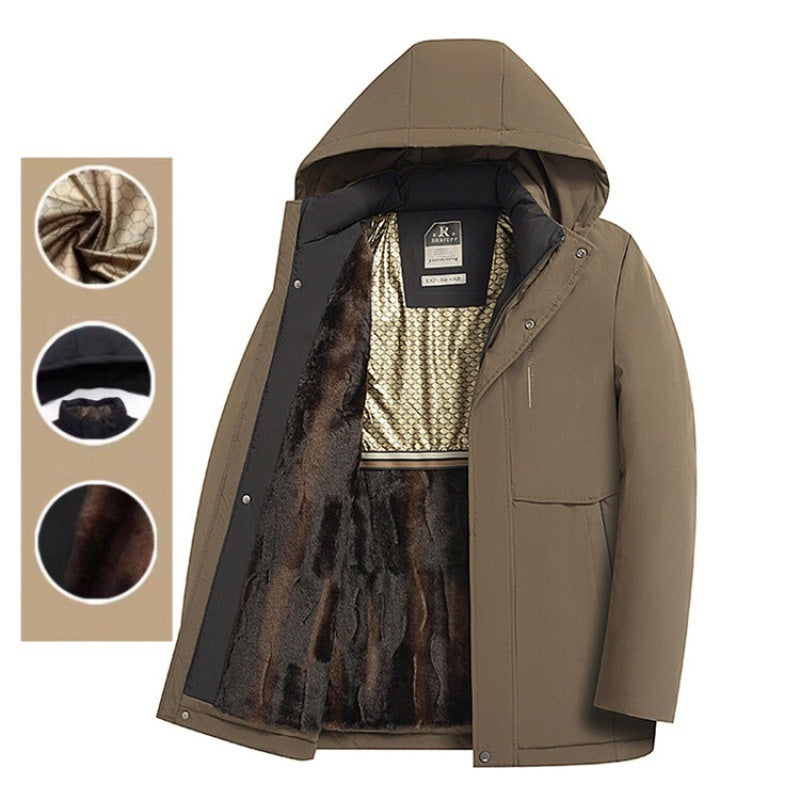 📢 69% DE RÉDUCTION ! ✨ Manteau Hiver Homme Parka Chaud - Isolation Haute Performance avec Capuche Amovible pour Temps Glacials ❄️🧥