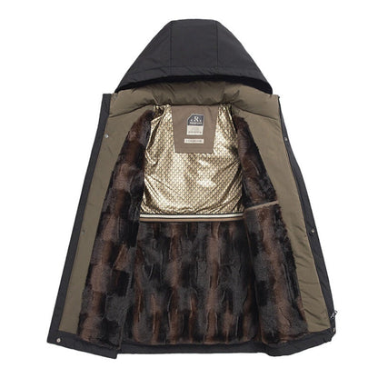 📢 69% DE RÉDUCTION ! ✨ Manteau Hiver Homme Parka Chaud - Isolation Haute Performance avec Capuche Amovible pour Temps Glacials ❄️🧥