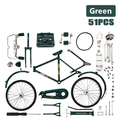 🚲 50% DE RÉDUCTION! ✨ Mini Modèle de Vélo en Alliage DIY – Créatif et Décoratif 🌟