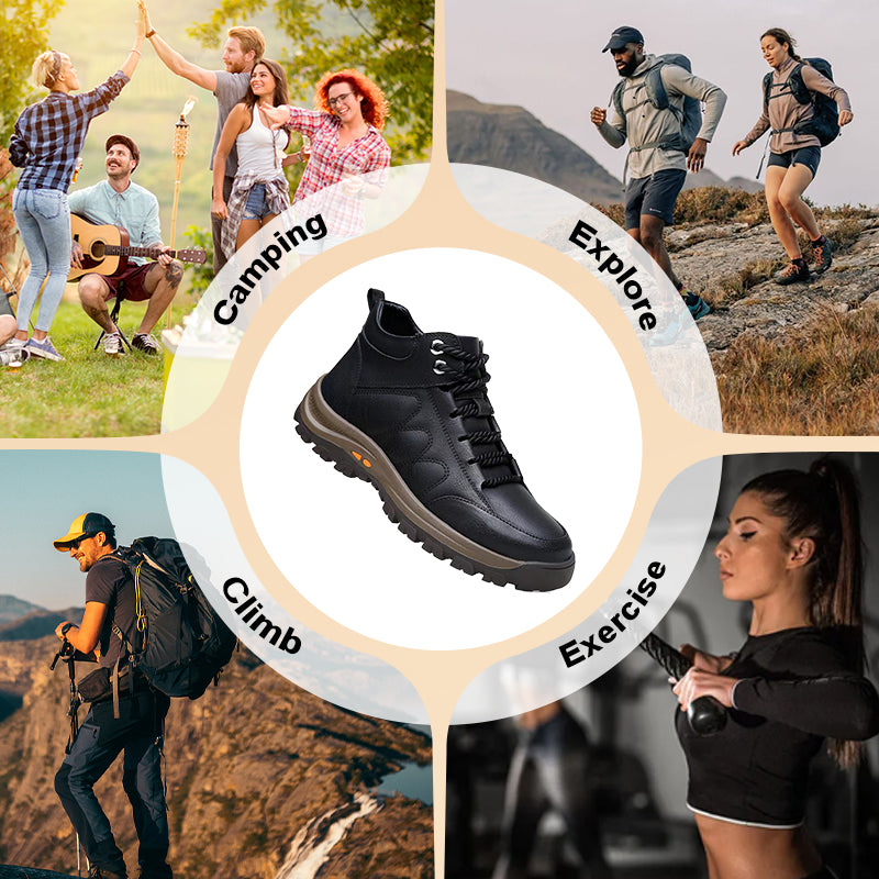 [59% off] Men's all-weather mid-top sports leather shoes