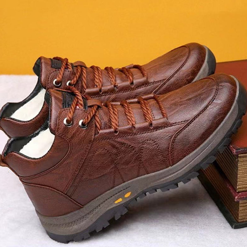 [59% off] Men's all-weather mid-top sports leather shoes