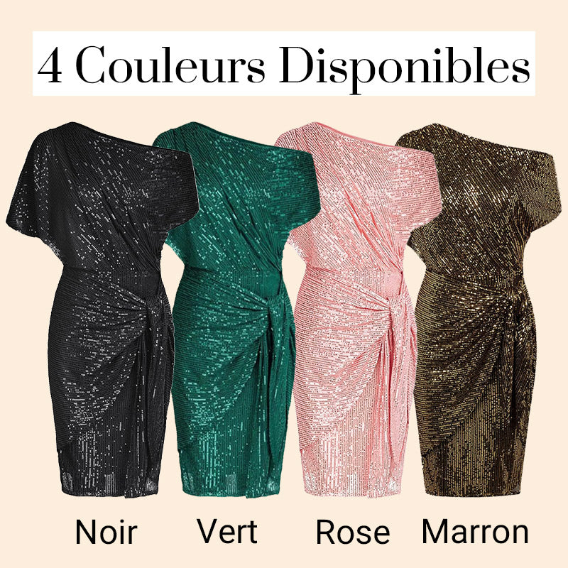 📢📢72 % de réduction！！！  Robe de Soirée à Paillettes Brillantes pour Femmes