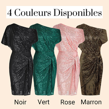 📢📢72 % de réduction！！！  Robe de Soirée à Paillettes Brillantes pour Femmes