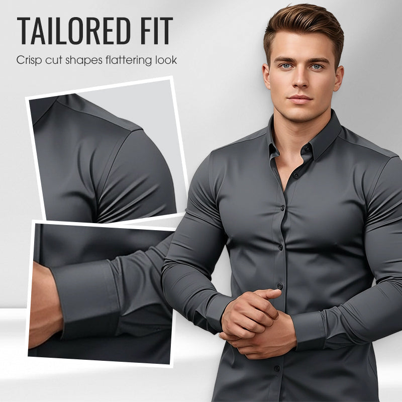 👔 DERNIER JOUR 50% DE RÉDUCTION ! ✨ Chemise Classique Homme à Col Revers - Coton Respirant avec Coupe Adjustée dans 6 Couleurs Élégantes 🌟🎨