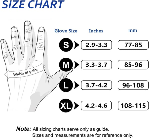 Gants jetables en nitrile antidérapants et anti-rayures
