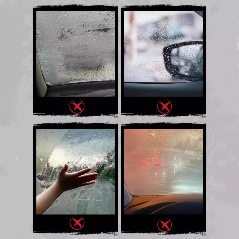 Spray anti-buée pour vitres intérieures, voiture et maison