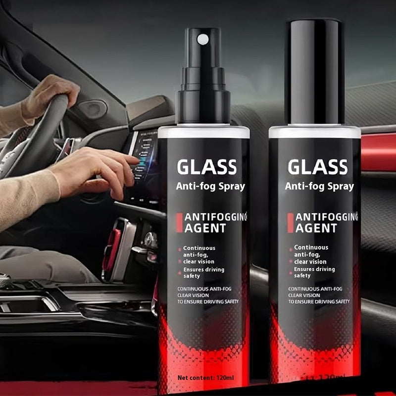 Spray anti-buée pour vitres intérieures, voiture et maison